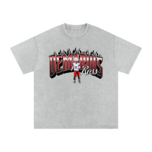 Demarius Ross Snow Washed Oversized TEE - Image 3