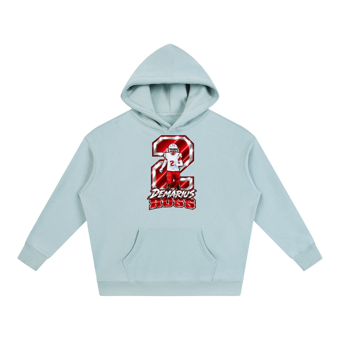 Demarius Ross  Oversize Fleeced Hoodie - Image 3
