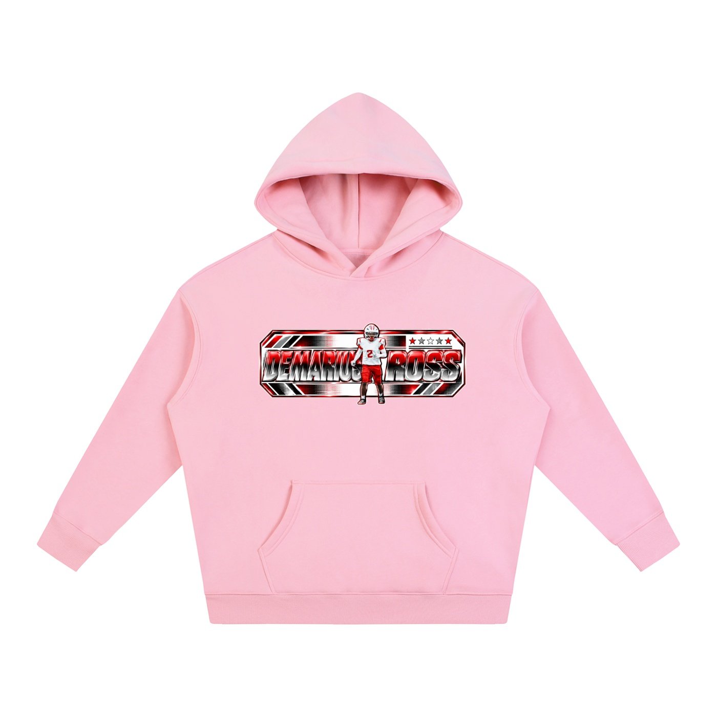 Demarius Ross  Oversize Fleeced Hoodie - Image 5