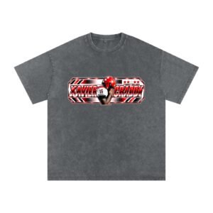 Xavier graddy Snow Washed Oversized TEE - Image 4