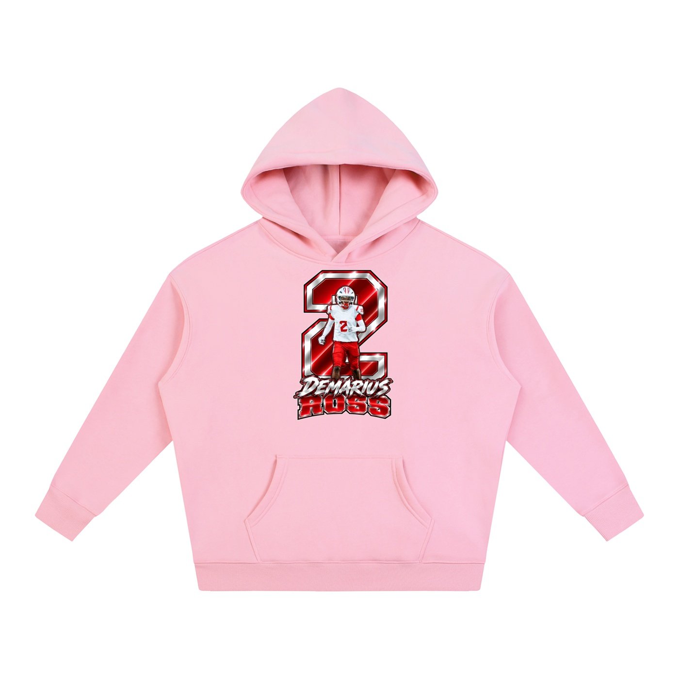 Demarius Ross  Oversize Fleeced Hoodie - Image 5