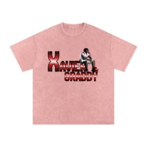 Xavier graddy Snow Washed Oversized TEE - Image 5