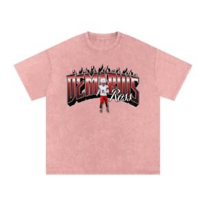 Demarius Ross Snow Washed Oversized TEE - Image 5