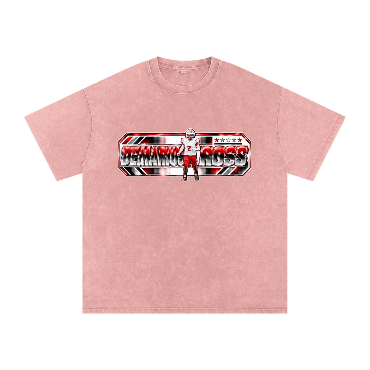 Demarius Ross  Snow Washed Oversized TEE - Image 5