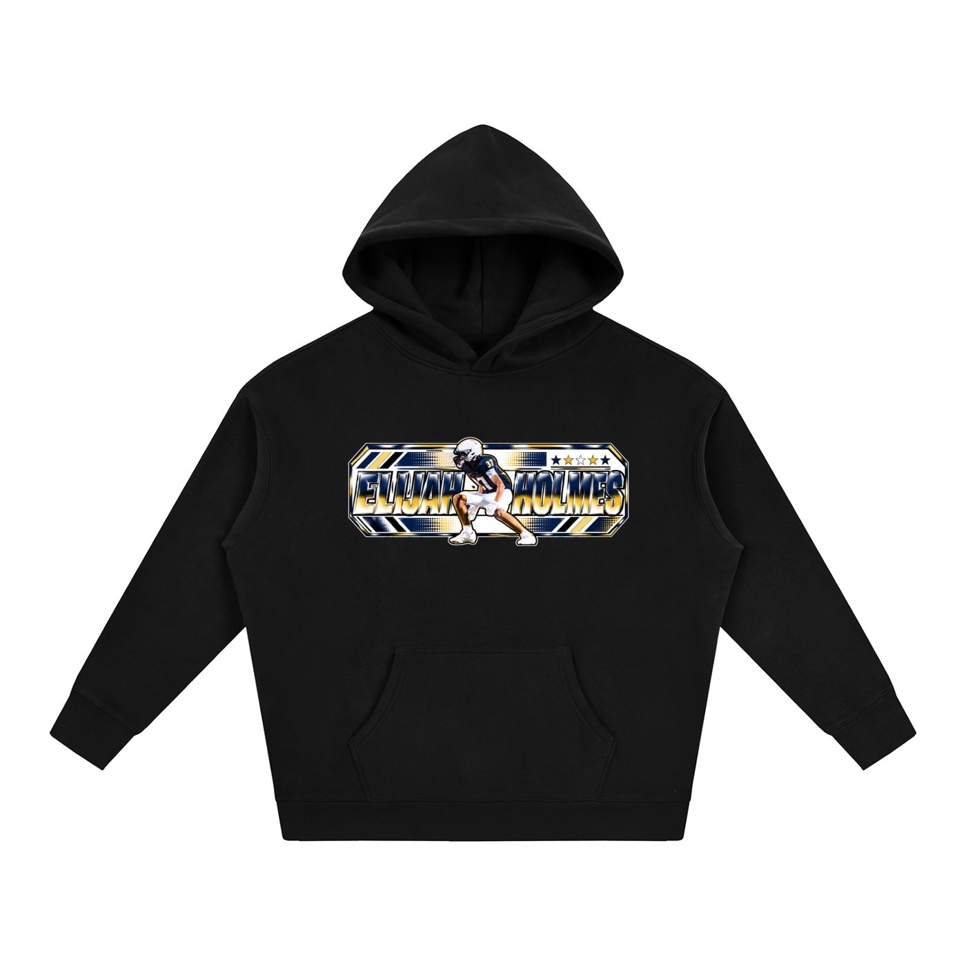 Elijah holmes Oversize Fleeced Hoodie - Image 1