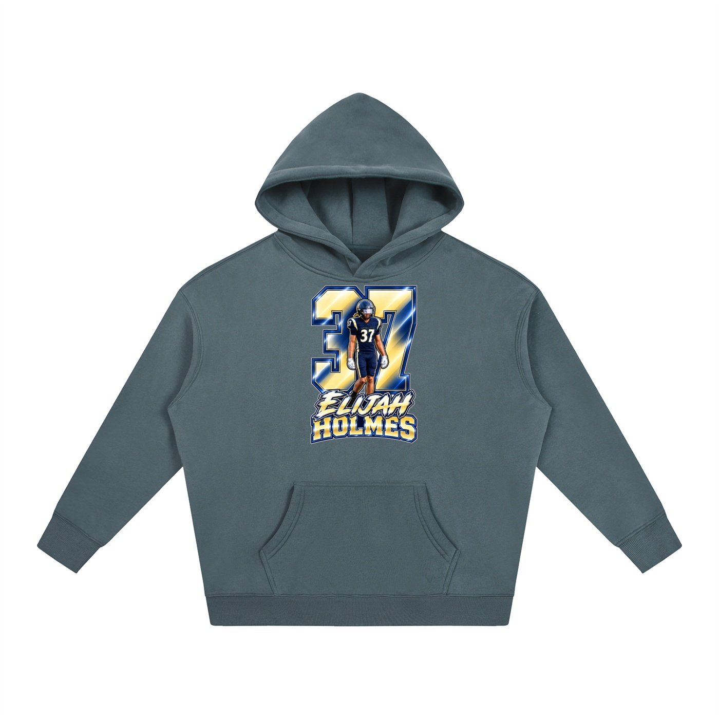 Elijah holmes Oversize Fleeced Hoodie - Image 4