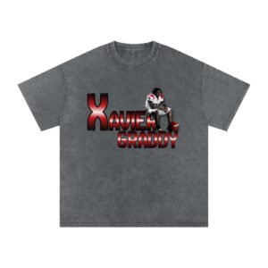 Xavier graddy Snow Washed Oversized TEE - Image 4