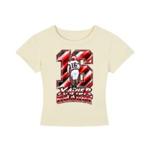Xavier graddy Women's CropTop - Image 4