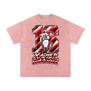 Xavier graddy Snow Washed Oversized TEE - Image 5