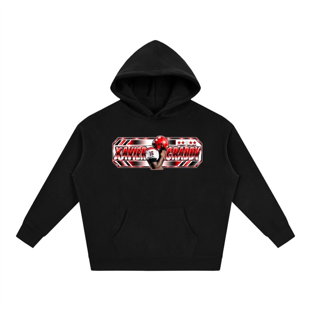 Xavier graddy Oversize Fleeced Hoodie