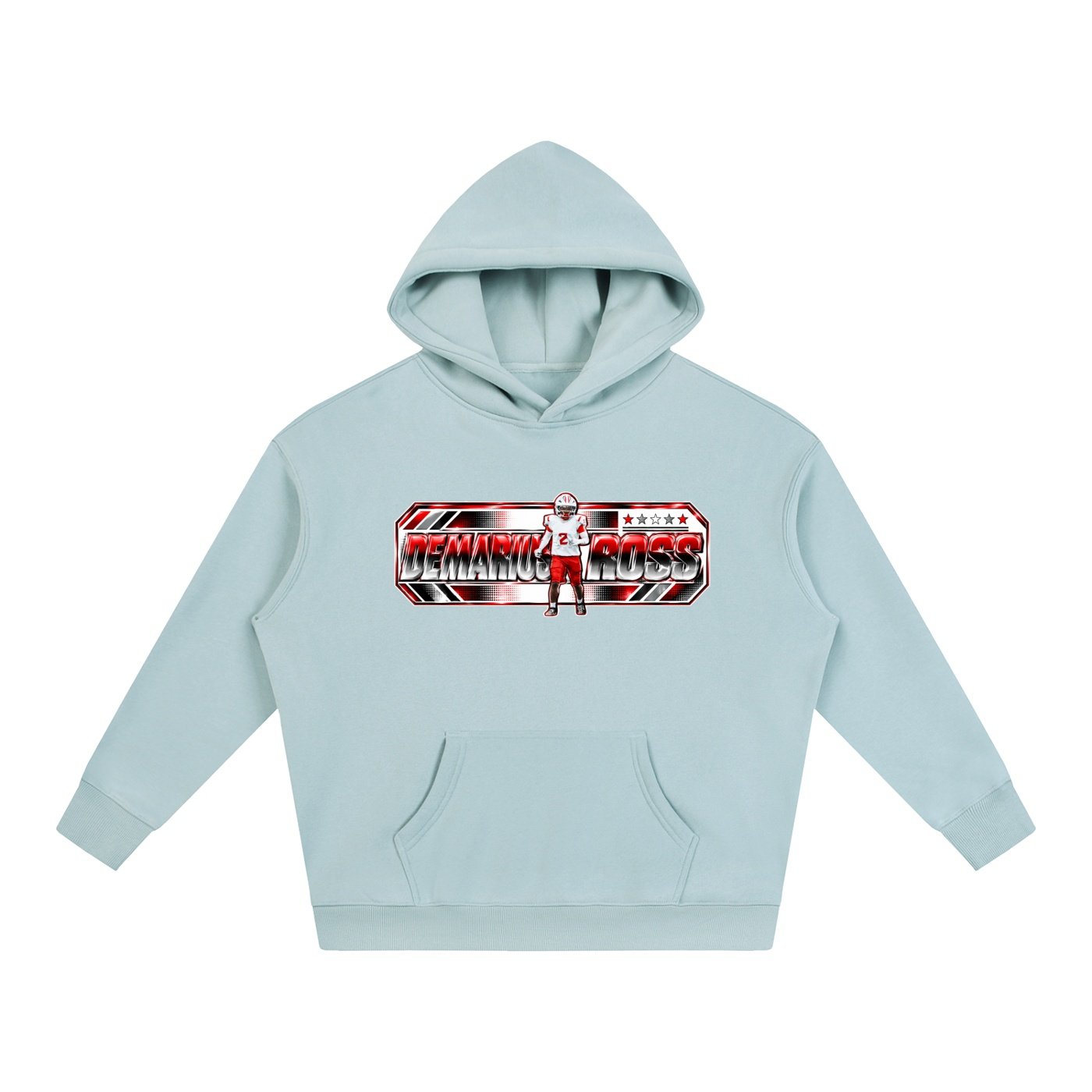 Demarius Ross  Oversize Fleeced Hoodie - Image 3