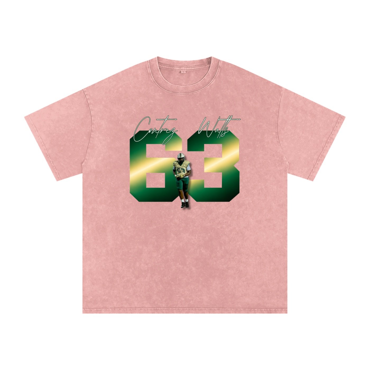 Contrez Watts Snow Washed Oversized TEE - Image 5