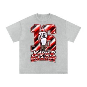 Xavier graddy Snow Washed Oversized TEE - Image 3