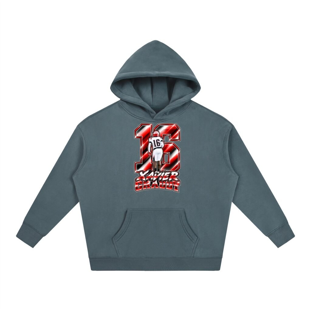 Xavier graddy Oversize Fleeced Hoodie