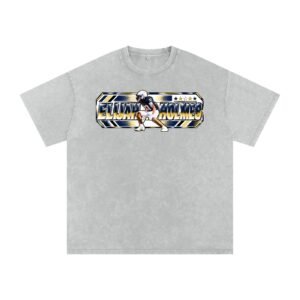 Elijah holmes Snow Washed Oversized TEE - Image 3