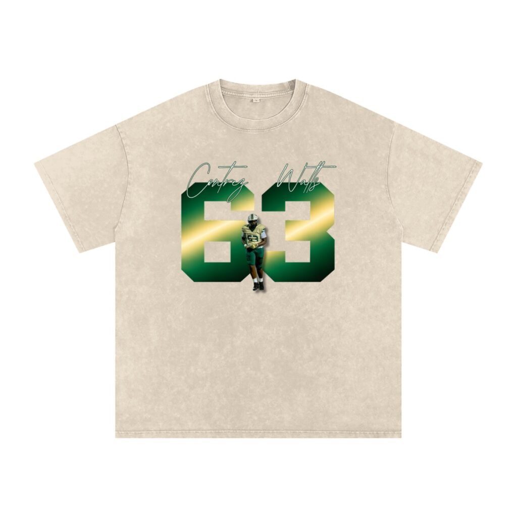 Contrez Watts Snow Washed Oversized TEE